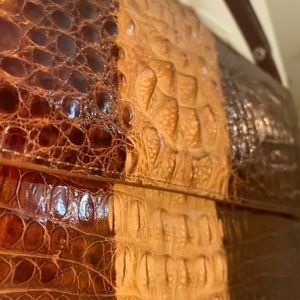 100% Genuine Vintage Crocodile Skin Handbag